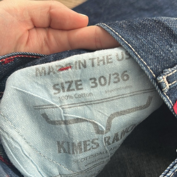 30x36 Mens James Kimes Ranch Jeans - Picture 6 of 6